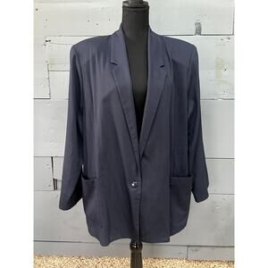 Vintage Over & Under Navy Blazer